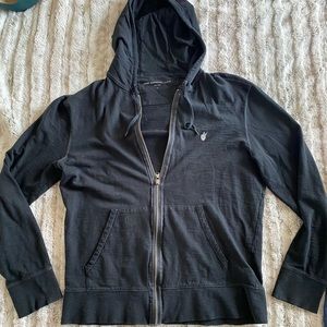 John Varvatos Men's Long Sleeve Zip Hoodie